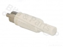 Cinch plug  male white
